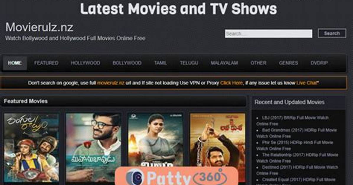 Top Free Movies & Tv Shows on Movierulz. Com!