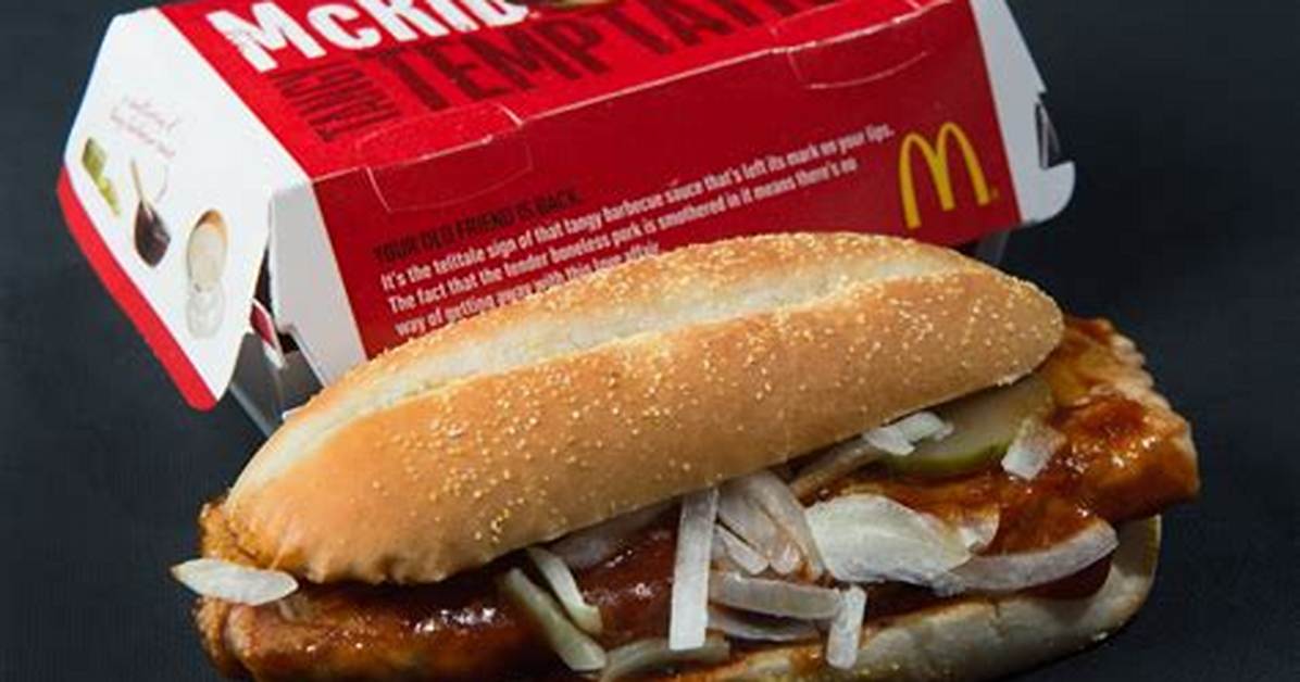 When Will Mcdonald's Mcrib Be Back in 2024?